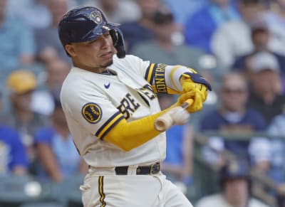 MILWAUKEE, WI - AUGUST 07: Milwaukee Brewers right fielder Tyrone