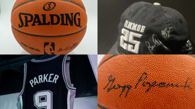 Spurs set to auction autographed memorabilia from Gregg Popovich, Tony  Parker, Becky Hammon