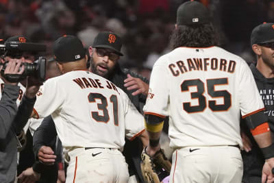 San Francisco Giants celebrate clinching MLB playoff berth