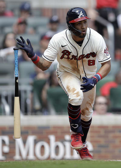 SF Giants lead for 8 innings, but lose to Braves on Eddie Rosario's