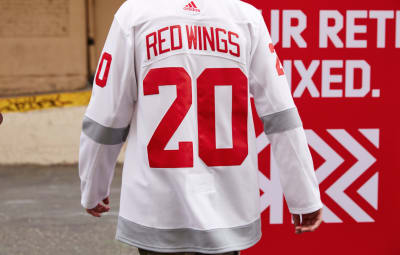 Detroit Red Wings retro jersey now available