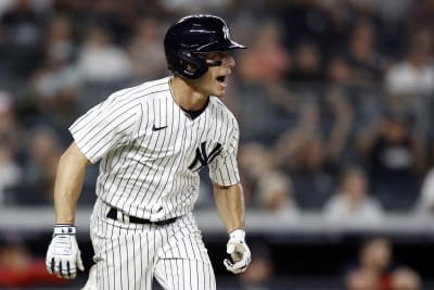 Andrew Velazquez hits his first home run for New York Yankees