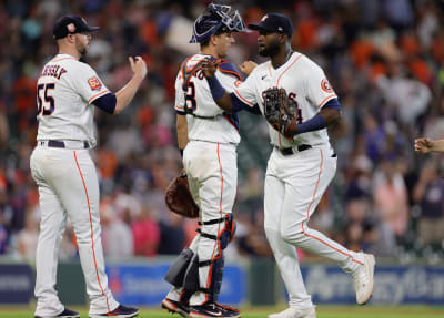 Max Scherzer shelled on return as Astros beat Rangers in Game 3 of