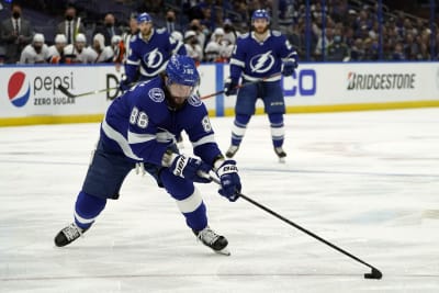 Nikita Kucherov Back To Back Champs WHT