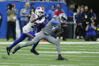 LOOK: Lions logo gets erased, Ford Field now has Bills logo at midfield 