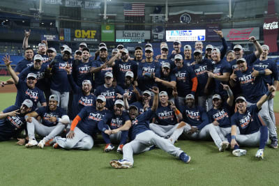 Detroit Tigers relief pitcher Will Vest hugs catcher Tucker