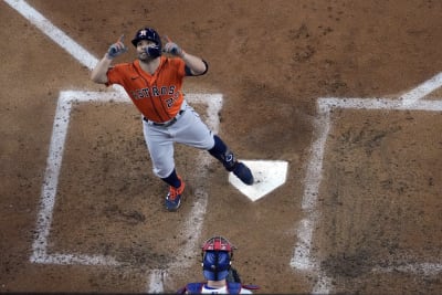 Jose Altuve gives jersey to young fan after Astros loss