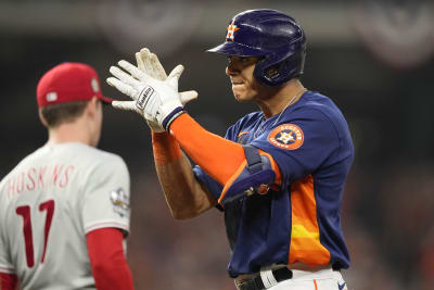 Jeremy Pena 2022 Game-Used Jersey- Worn During First Game at Minute Maid  Park.