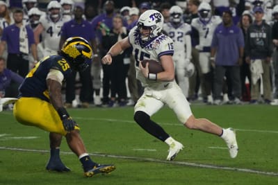 College Football Playoff highlights: TCU beats Michigan in high