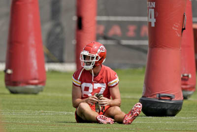 Travis Kelce nearly had another viral moment during Chiefs' White