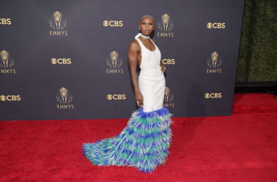 Moses Ingram Wore Christian Siriano @ 2021 Primetime Emmy Awards