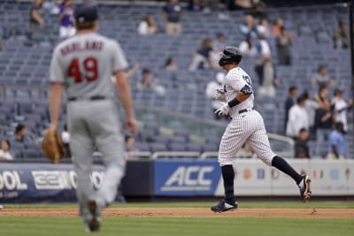 Yankees star Aaron Judge hits homer number 55, keeping pace to reach 65, Sports