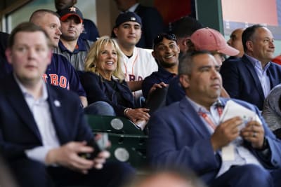 First lady Jill Biden makes appearance before Phillies game