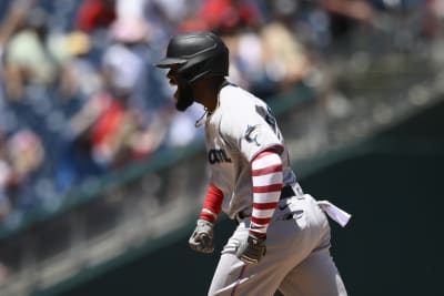 Alcantara dominant again as Marlins beat Angels 2-1