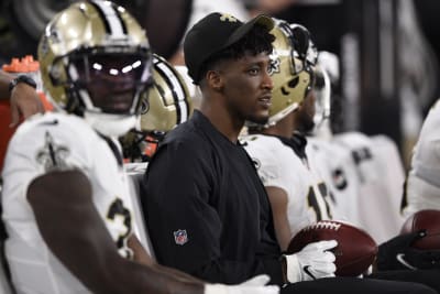 Saints' Thomas out for season after setback; Hill practices