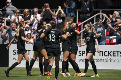 Washington Spirit, featuring star rookie Trinity Rodman, play first home  game with fans since 2019