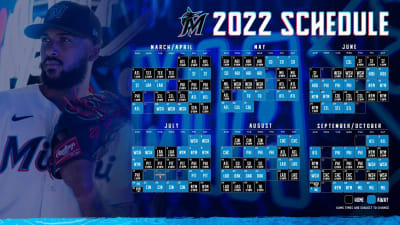 2023 Miami Marlins Magnet Schedule SGA New 9.5" X 7" New⚾️