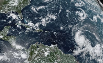 Tropical Storm Bret no more; storm falls apart in the Caribbean