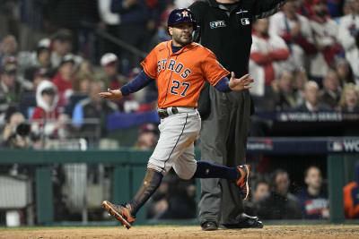 Houston Astros Alex Bregman at bat against Phillies in Game 3 of the 2022  World Series - Gold Medal Impressions