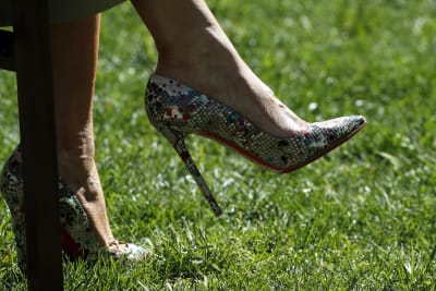 Melania's Pink Christian Louboutin Heels, You Need All Your Fingers and  Toes to Count Melania Trump's Most-Talked-About Shoes