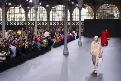 Louis Vuitton's Nicolas Ghesquière brings digital punk to Paris catwalk, Louis Vuitton