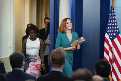 White House spokesperson Karine Jean-Pierre tests positive for