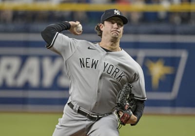 Tampa Bay Rays' Mike Zunino heads to first after being hit by a pitch  against the New York Yankees during the seventh inning of a baseball game  Sunday, May 29, 2022, in