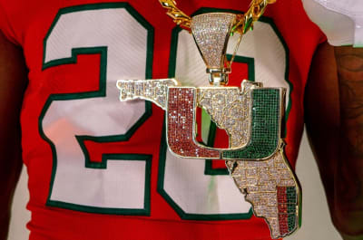 Louisville Cardinal Turnover chain and charm. All rhinestones. Louisville  Chain