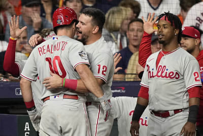 Chas McCormick catch: Watch Astros center fielder rob J.T. Realmuto with  leaping grab in World Series Game 5 