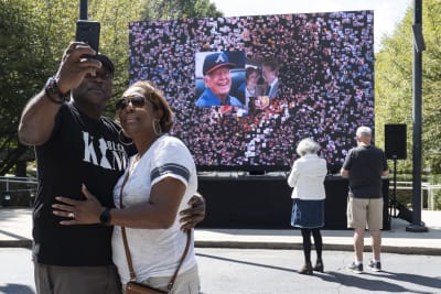 How Georgia's governor turned a moment of celebration into one of division