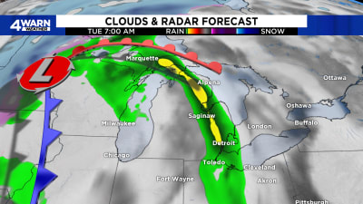 Cold front brings chilly temperatures, chance of snowflakes