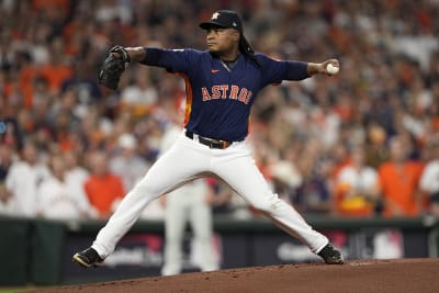 Astros wearing Framber Valdez shirts before World Series Game 6