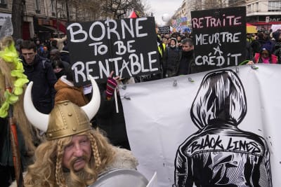 French Protesters Against Pension Reform Storm LVMH Paris — Anne of  Carversville