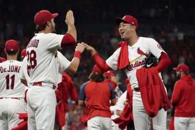 Photos: Cardinals celebrate after clinching NL Wild Card spot