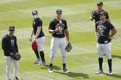 Photo: Yankees Aaron Judge and Giancarlo Stanton in Spring