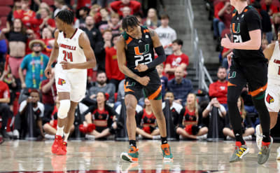 Miami holds on, Louisville on longest skid since 1940-41