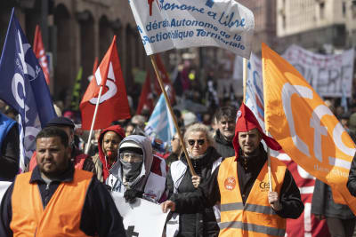 Protesters against pension reform invade LVMH headquarters in France