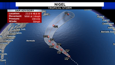 Tropical Storm Philippe heads for Bermuda as hurricane center tracks new  system – Orlando Sentinel