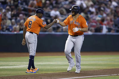 Meyers hits pair of 3-run HRs and Astros go deep 4 times to beat Yankees  9-7 for a 4-game split