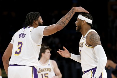 Lakers' LeBron James pays tribute to Carmelo Anthony after retirement