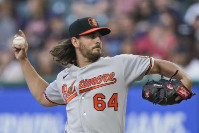 CLEVELAND, OH - JUNE 14: Cleveland Indians pitcher James Karinchak