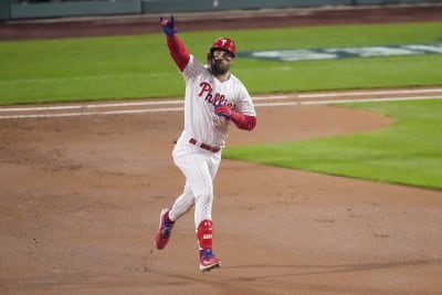 Harper, Phillies tie World Series mark with 5 HR, top Astros - NBC