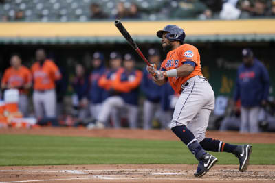 Astros Yordan Alvarez back on the field after being taken to hospital with  illness during Friday's game