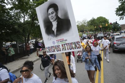 LA Sparks player participates in Juneteenth event