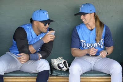 Rachel Balcovec, first female manager, wins Tarpons debut