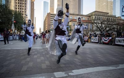 TSU's Ocean of Soul marching band breaking it down at the Astros