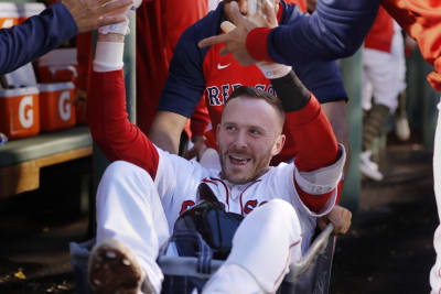 Red-hot Trevor Story's grand slam enough for Red Sox to beat Mariners again  - The Boston Globe