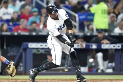 Jorge Soler's first Marlins hit, 03/26/2022