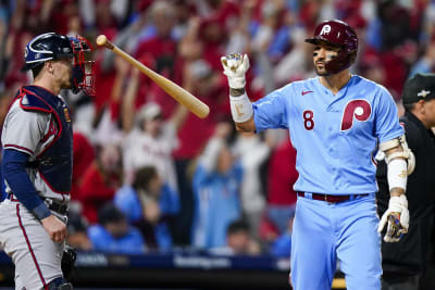 Phillies hit 4 homers, rally past Padres 10-6, lead NLCS 3-1