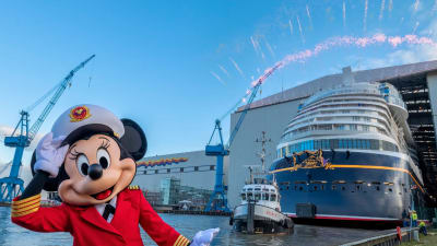 Disney Wish spielt Disney-Melodien mit Schiffshorn - Wish plays Ship Horn  for the first time in 2022 